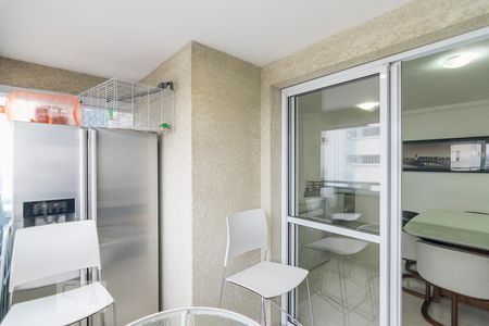 Varanda Gourmet de apartamento para alugar com 2 quartos, 67m² em Vila Valparaíso, Santo André