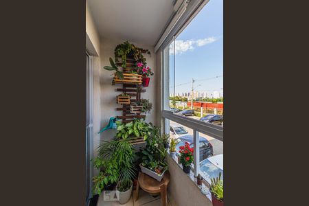 Sacada da Sala de apartamento à venda com 2 quartos, 50m² em Utinga, Santo André