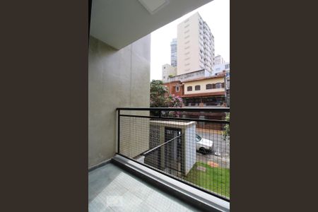 Vista da varanda  de kitnet/studio à venda com 1 quarto, 20m² em Perdizes, São Paulo