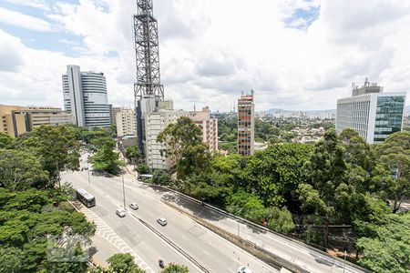 Vista da Sala de apartamento à venda com 1 quarto, 78m² em Cerqueira César, São Paulo