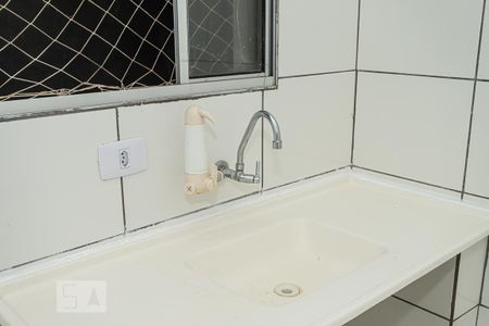 Sala e cozinha integrados de casa para alugar com 1 quarto, 52m² em Vila Santa Maria, São Paulo