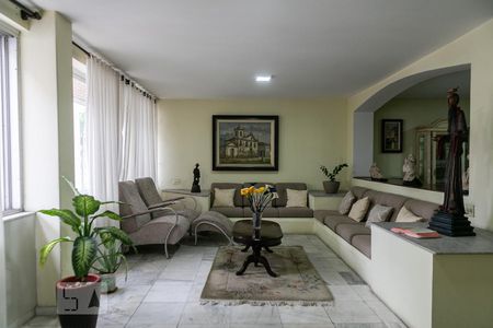 Sala de apartamento para alugar com 5 quartos, 300m² em Boqueirão, Santos