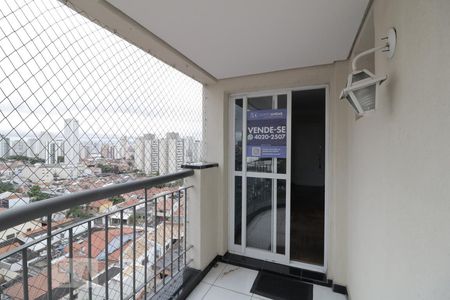 Varanda  - instalação de plaquinha de apartamento à venda com 3 quartos, 87m² em Mooca, São Paulo