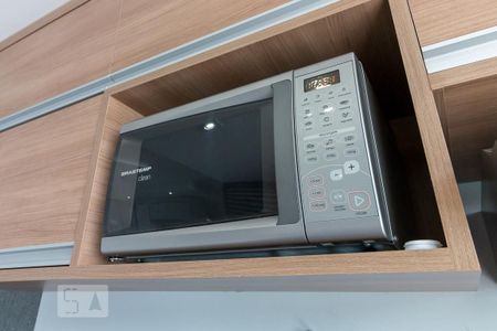 Studio para alugar com 38m², 1 quarto e 1 vagaCozinha - micro-ondas