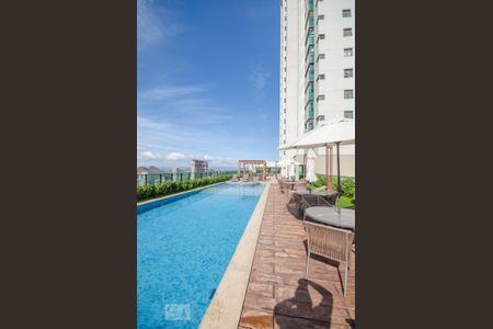 Área comum - Piscina de apartamento para alugar com 1 quarto, 53m² em Vila Castela, Nova Lima