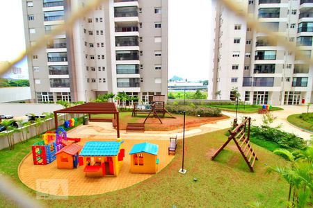 Vista da Varanda Gourmet de apartamento à venda com 3 quartos, 70m² em Campestre, Santo André