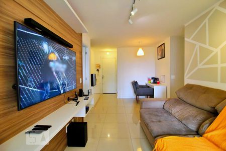 Sala de apartamento à venda com 3 quartos, 70m² em Campestre, Santo André