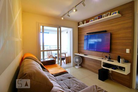 Sala de apartamento à venda com 3 quartos, 70m² em Campestre, Santo André