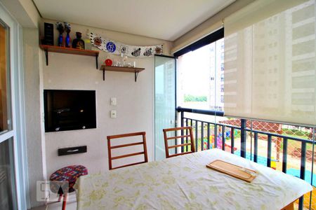 Varanda Gourmet de apartamento à venda com 3 quartos, 70m² em Campestre, Santo André