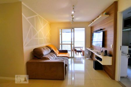 Sala de apartamento à venda com 3 quartos, 70m² em Campestre, Santo André