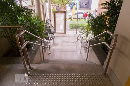 Studio para alugar com 26m², 1 quarto e sem vagaHall de entrada - Piso tátil