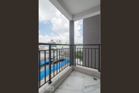Varanda da Sala de kitnet/studio para alugar com 1 quarto, 36m² em Mirandópolis, São Paulo