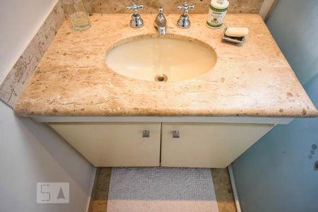 Apartamento para alugar com 240m², 4 quartos e 4 vagasPia do banheiro da suíte 2
