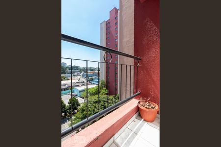 Varanda da Sala de apartamento à venda com 2 quartos, 58m² em Vila Carmosina, São Paulo