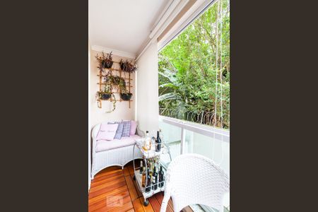 Varanda da Sala de casa de condomínio à venda com 2 quartos, 125m² em Vila Pires, Santo André