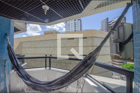 Varanda da Sala de apartamento para alugar com 1 quarto, 50m² em Barra, Salvador