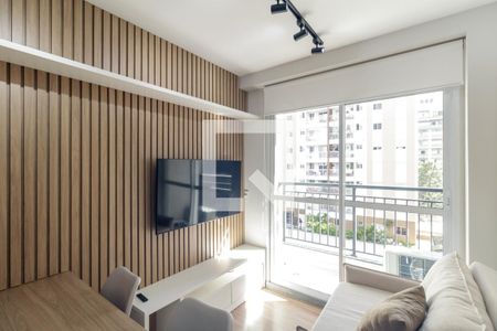 Sala de apartamento para alugar com 1 quarto, 28m² em República, São Paulo