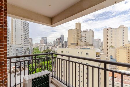 Varanda de apartamento para alugar com 1 quarto, 45m² em Santa Cecília, São Paulo