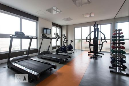 Área comum - Academia de apartamento para alugar com 1 quarto, 45m² em Santa Cecília, São Paulo