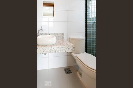 Banheiro da Suíte de apartamento à venda com 3 quartos, 90m² em Santa Branca, Belo Horizonte