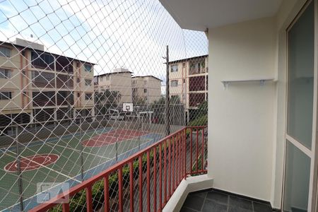Varanda da Sala de apartamento para alugar com 3 quartos, 74m² em Goiânia 2, Goiânia