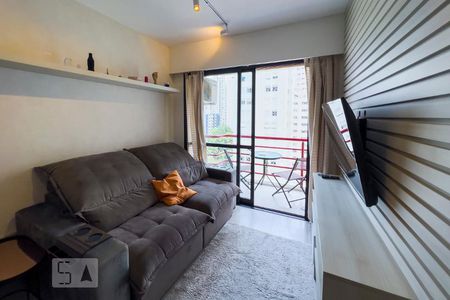 Sala de kitnet/studio para alugar com 1 quarto, 35m² em Moema, São Paulo