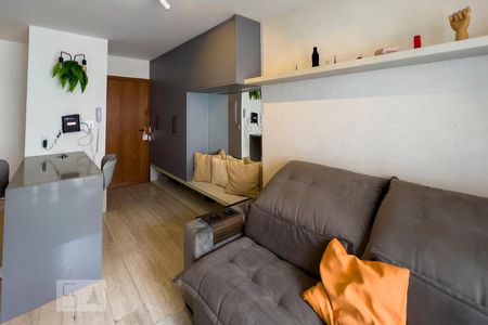 Sala de kitnet/studio para alugar com 1 quarto, 35m² em Moema, São Paulo