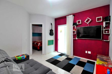 Sala de apartamento para alugar com 2 quartos, 68m² em Vila Homero Thon, Santo André
