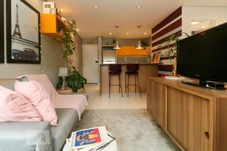 Sala de apartamento para alugar com 1 quarto, 49m² em Pinheiros, São Paulo