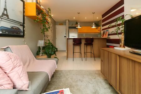 Sala de apartamento para alugar com 1 quarto, 49m² em Pinheiros, São Paulo