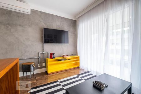 Sala de apartamento para alugar com 1 quarto, 48m² em Consolação, São Paulo