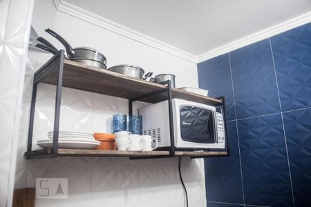 Studio para alugar com 30m², 1 quarto e sem vaga Studio para alugar com 30m², 1 quarto e sem vagaDetalhe cozinha