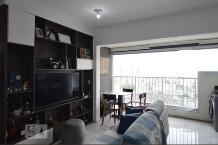 Sala e cozinha de apartamento à venda com 1 quarto, 39m² em Jardim Brasília (zona Norte), São Paulo