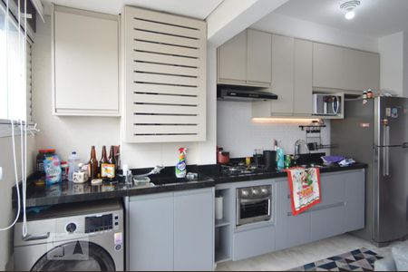 Sala e cozinha de apartamento à venda com 1 quarto, 39m² em Jardim Brasília (zona Norte), São Paulo