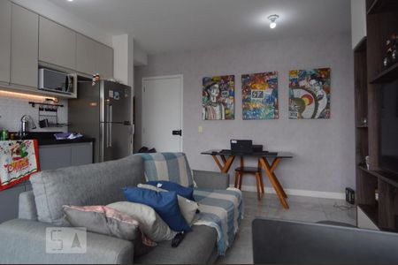 Sala e cozinha de apartamento à venda com 1 quarto, 39m² em Jardim Brasília (zona Norte), São Paulo
