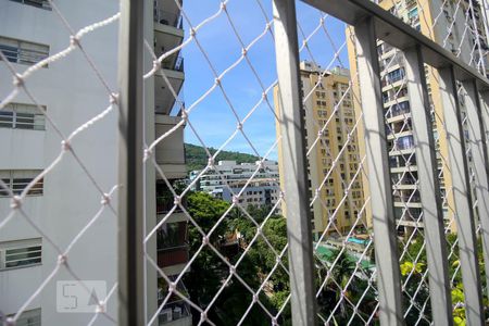 Vista da Sala de apartamento para alugar com 1 quarto, 65m² em Botafogo, Rio de Janeiro