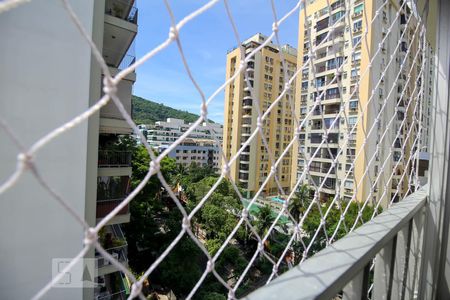 Vista da Sala de apartamento para alugar com 1 quarto, 65m² em Botafogo, Rio de Janeiro
