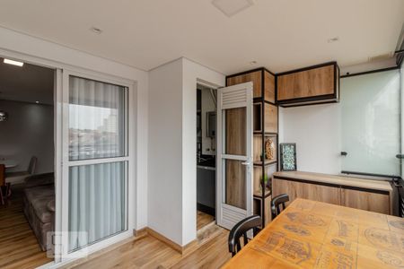 Varanda gourmet de apartamento à venda com 3 quartos, 74m² em Jardim Santa Cruz (sacomã), São Paulo