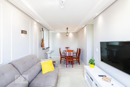Sala de apartamento à venda com 3 quartos, 114m² em Parque São Vicente, Santo André