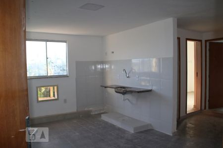 Sala/Cozinha de Apartamento com 2 quartos, 53m² Taquara