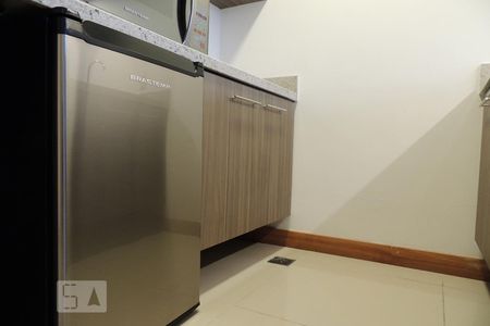 Cozinha  de apartamento à venda com 1 quarto, 46m² em Jacarepaguá, Rio de Janeiro