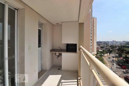 Varanda da Sala de apartamento para alugar com 3 quartos, 73m² em Campestre, Santo André
