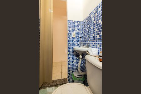 Banheiro  de kitnet/studio para alugar com 1 quarto, 28m² em Parque das Paineiras, São Paulo