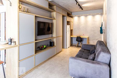 Sala de apartamento para alugar com 1 quarto, 36m² em Bela Vista, São Paulo