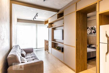 Sala de apartamento para alugar com 1 quarto, 36m² em Bela Vista, São Paulo