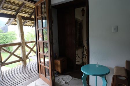 Varanda da Sala de casa de condomínio para alugar com 2 quartos, 120m² em São João do Rio Vermelho, Florianópolis