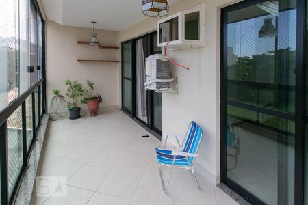 Varanda da Sala de apartamento para alugar com 3 quartos, 85m² em Recreio dos Bandeirantes, Rio de Janeiro
