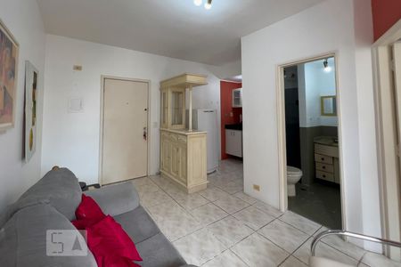 Sala de apartamento para alugar com 1 quarto, 37m² em Indianópolis, São Paulo