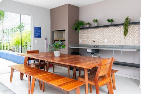 Apartamento à venda com 27m², 1 quarto e sem vagaChurrasqueira