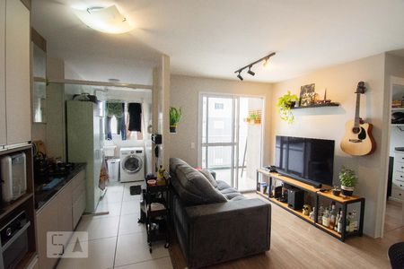 sala de apartamento para alugar com 2 quartos, 61m² em Campininha, São Paulo